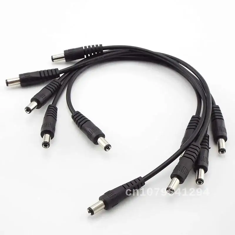 

Power supply cord cable 5.5 x 2.1mm Male CCTV Adapter Connector Power Extension Cords 0.5M/1M/2M DIY 12V 3A DC male to male