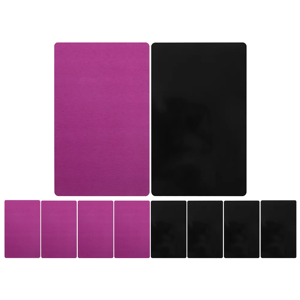 10 Pcs Thermal Transfer Aluminum Business Cards Metal Name for Engraving Sublimation Blanks Laser Office 
10 Pcs Thermal Transfer Aluminum Business Cards Metal Name for Engraving Sublimation Blanks Laser Office