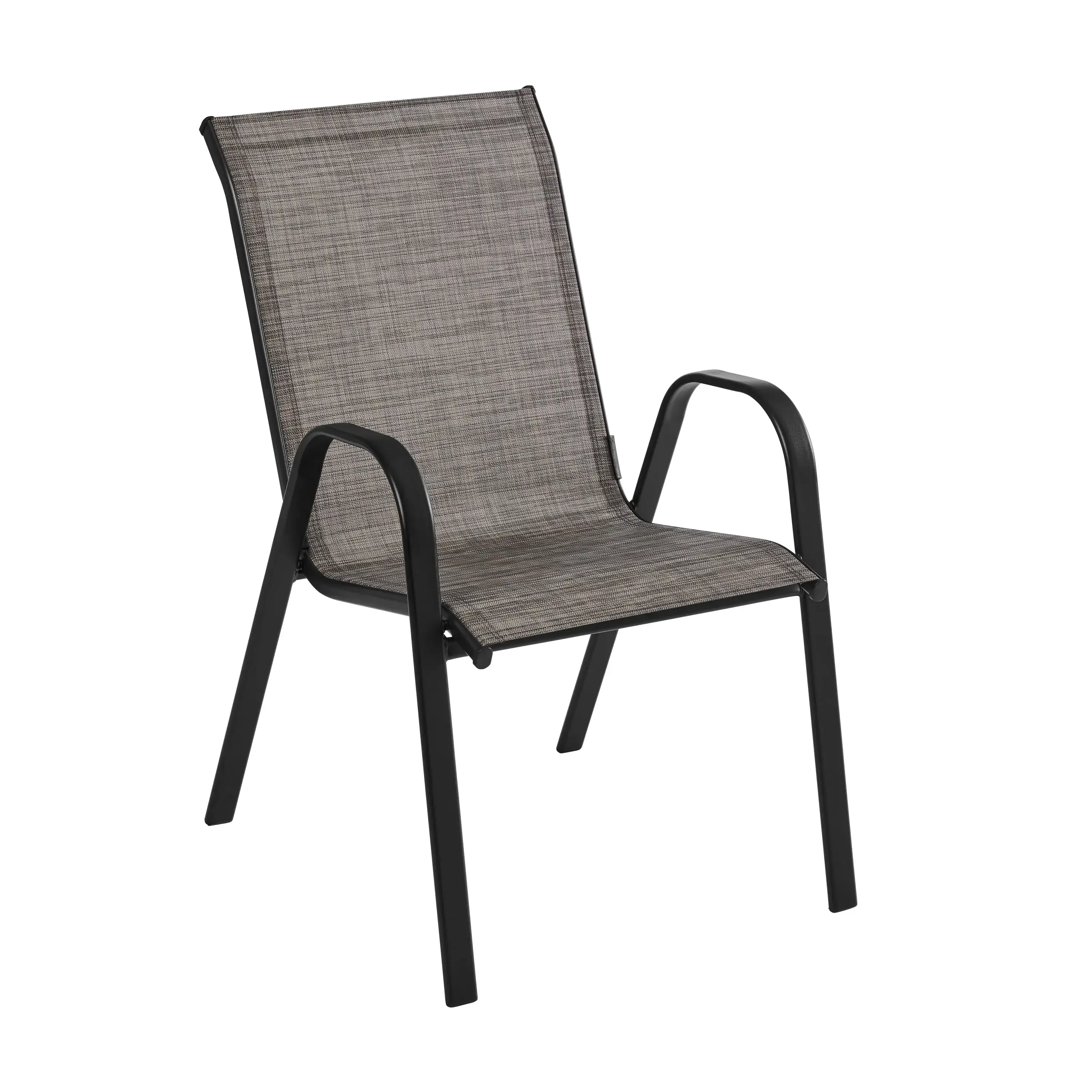 

patio furniture Heritage Park Steel Stacking Chair (1 Pack), Grey