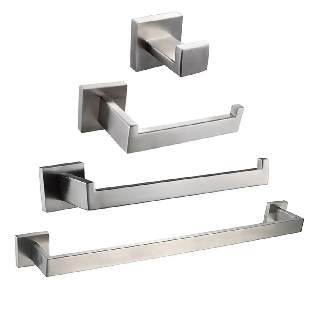 Brushed Nickel Finish Bathroom Accessories Stainless Steel Bathroom Hardware Set Bathroom Products Wall Mounted Send from Brazil
Brushed Nickel Finish Bathroom Accessories Stainless Steel Bathroom Hardware Set Bathroom Products Wall Mounted Send from Brazil