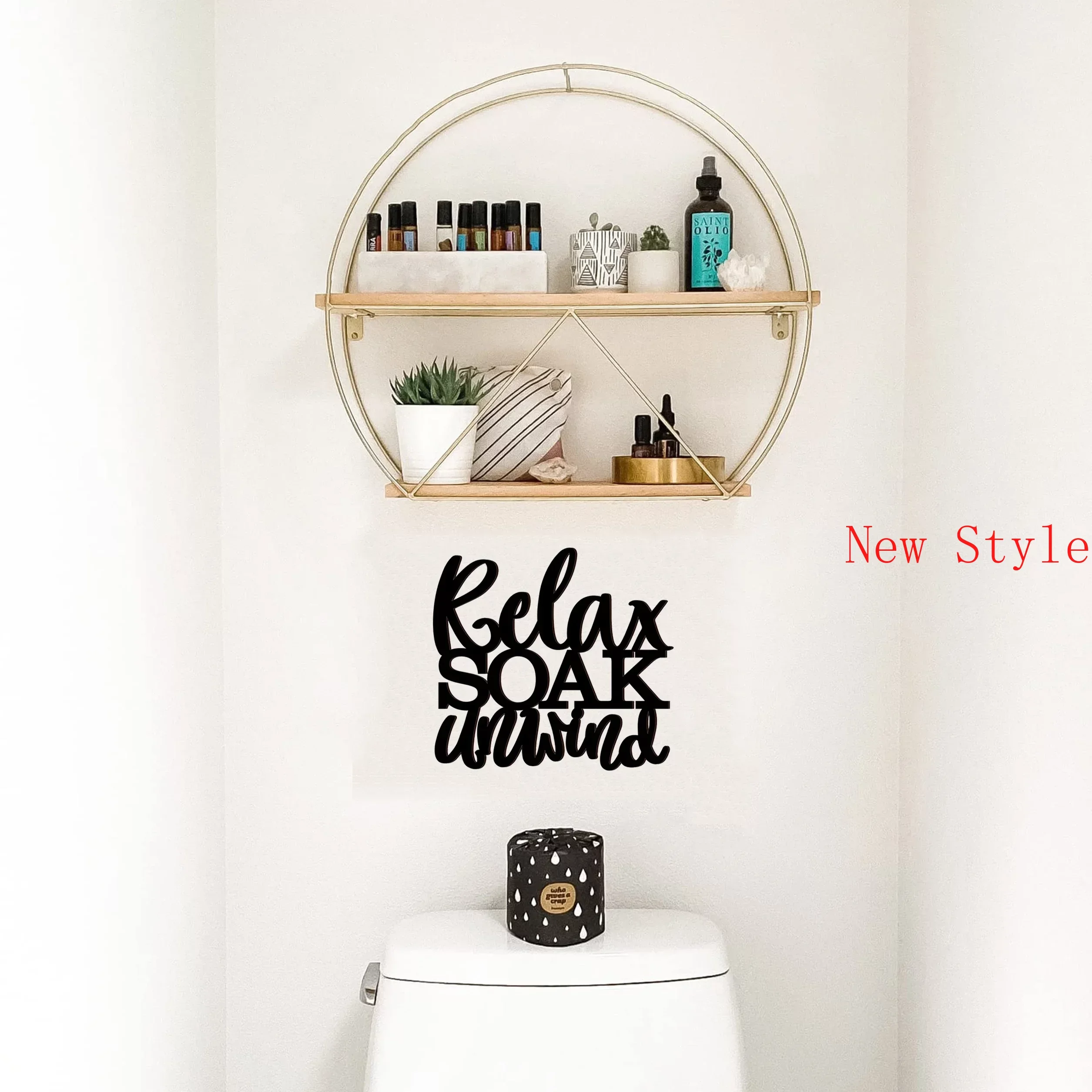 1pc Interesting Bathroom Wall Hanging Sign Decoration Relax Please Sit Bathroom Metal Letter Sign Wall Art Farmhouse Decoration
1pc Interesting Bathroom Wall Hanging Sign Decoration Relax Please Sit Bathroom Metal Letter Sign Wall Art Farmhouse Decoration