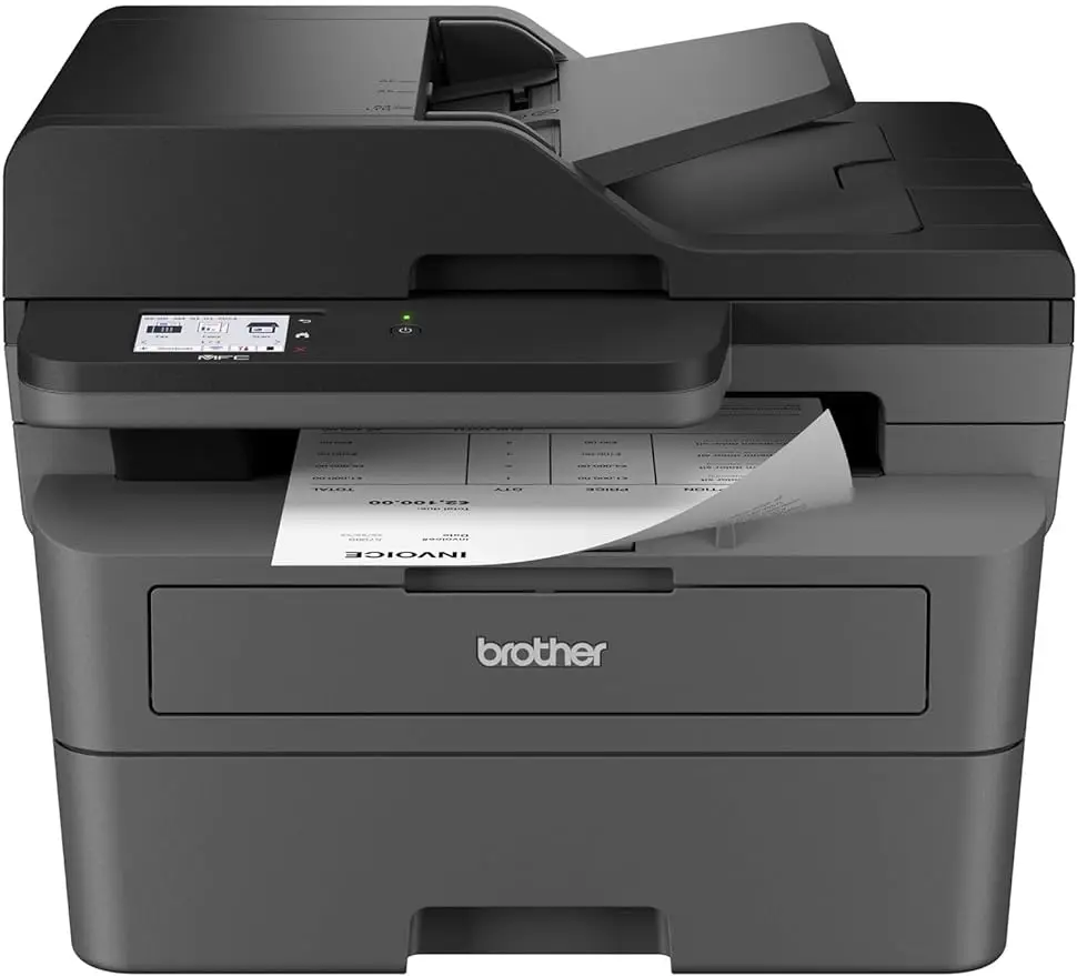 

Brother MFC-L2820DW Wireless Compact Monochrome All-in-One Laser Printer with Copy, Scan and Fax, Duplex, Black