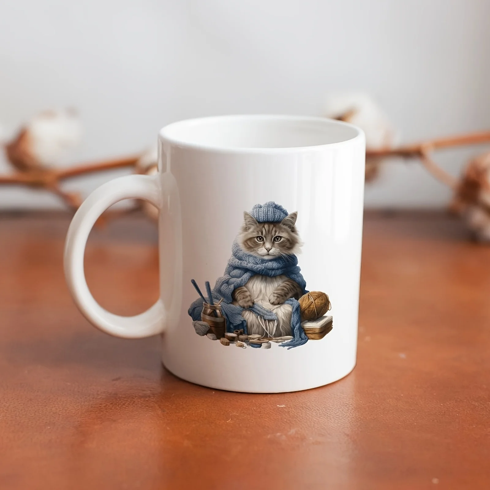 11oz Coffee Mug, The Cat In The Sweater For Cafes, Gift For Friends, Sisters, Coffee Drinker, Owner, Ceramic Cup
11oz Coffee Mug, The Cat In The Sweater For Cafes, Gift For Friends, Sisters, Coffee Drinker, Owner, Ceramic Cup