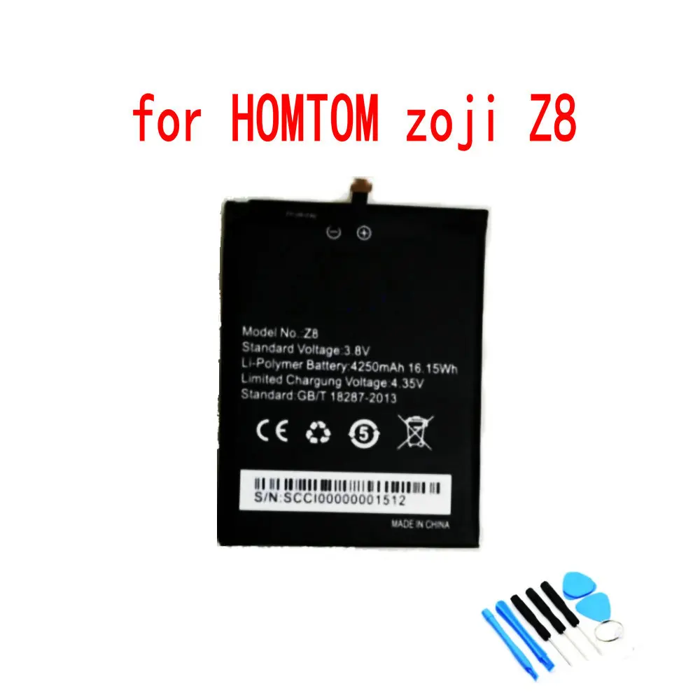 Original High Quality zoji Z8 4250mAh Battery For HOMTOM zoji Z8 iMobile phone
Original High Quality zoji Z8 4250mAh Battery For HOMTOM zoji Z8 iMobile phone