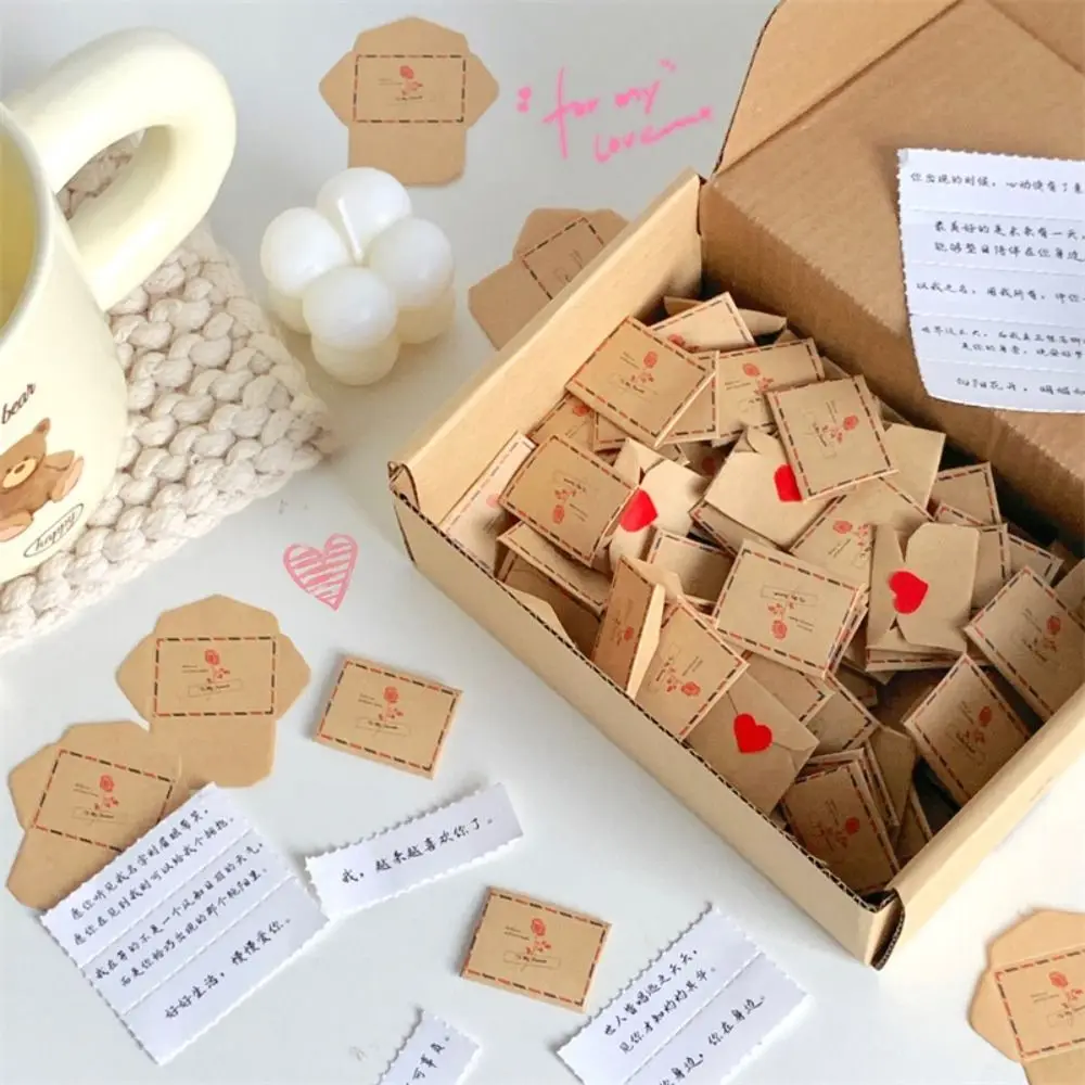 100 Promises/Blessings/To Do Lists Mini Love Letter Set Selfmade DIY Surprise Gifts Love Message Paper Handmade Handcrafts
100 Promises/Blessings/To Do Lists Mini Love Letter Set Selfmade DIY Surprise Gifts Love Message Paper Handmade Handcrafts