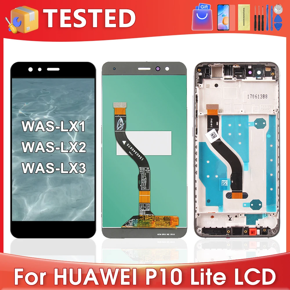 

5.2''For HUAWEI P10 Lite For Ori WAS-LX1 LX2 LX3 LX1A LX2J TL10 LCD Display Touch Screen Digitizer Assembly Replacement