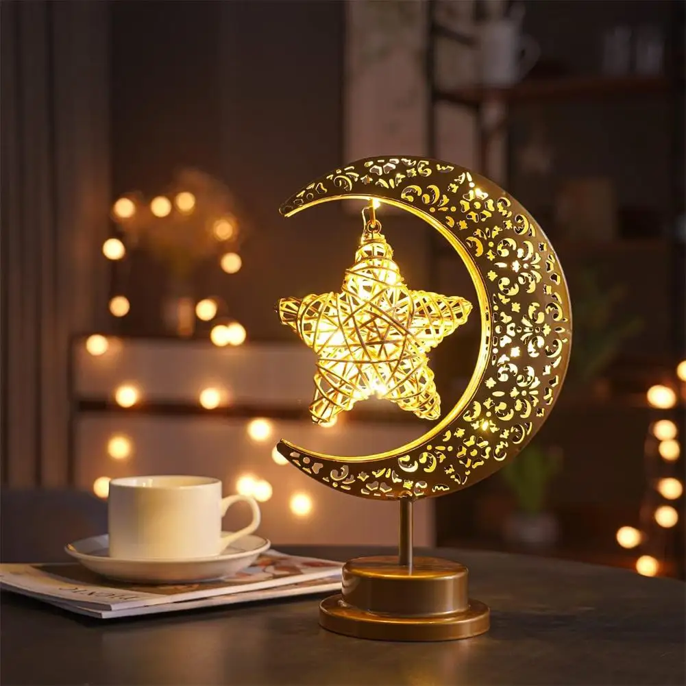 50LM Creative Moon Lamp For Bedroom Battery Operated Moon Star Night Light Table Lamp For Room Decor
50LM Creative Moon Lamp For Bedroom Battery Operated Moon Star Night Light Table Lamp For Room Decor