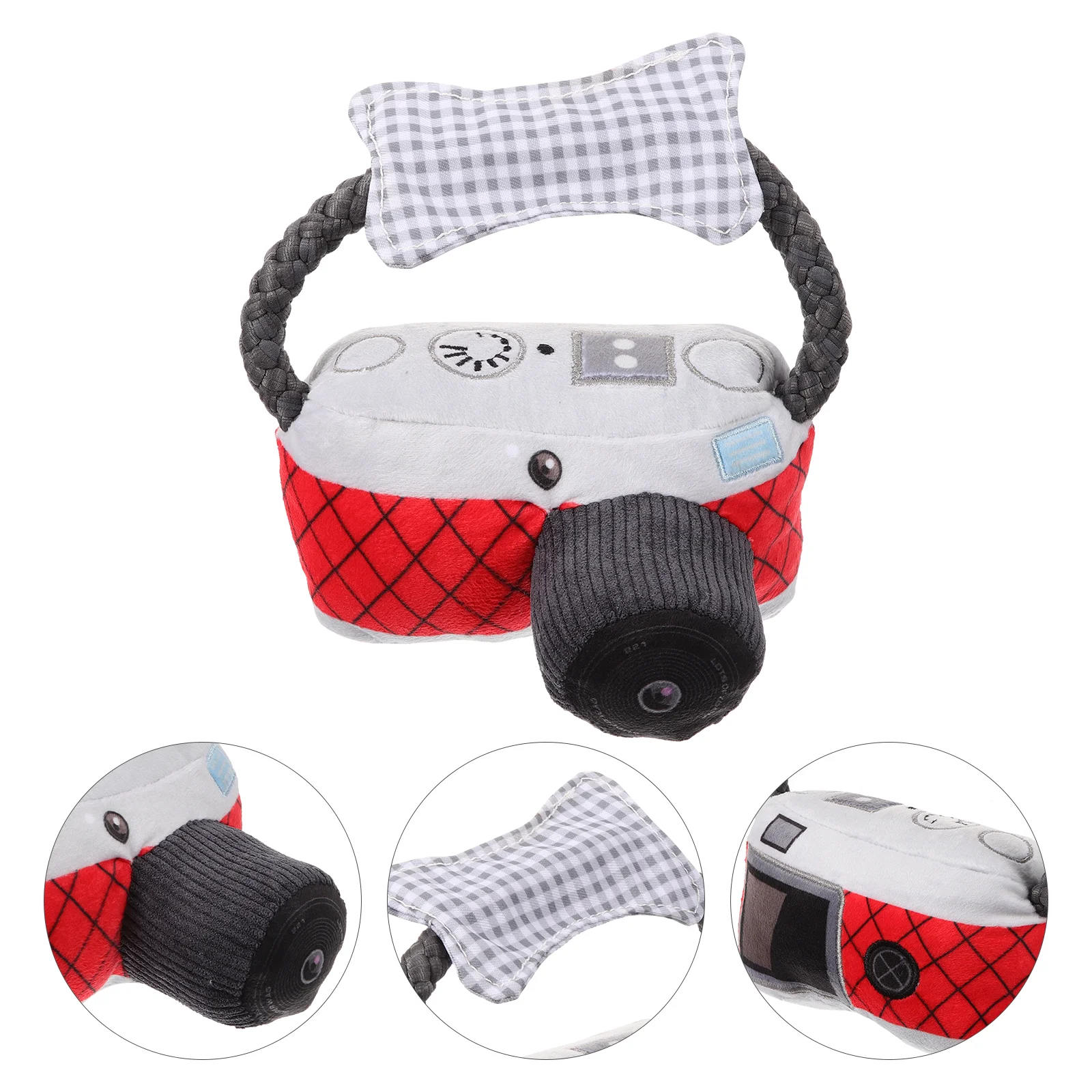 Squeaky Dog Toy Pet Toy Interesting Camera Shape Dog Interactive Toy Teeth Cleaning Plaything
Squeaky Dog Toy Pet Toy Interesting Camera Shape Dog Interactive Toy Teeth Cleaning Plaything