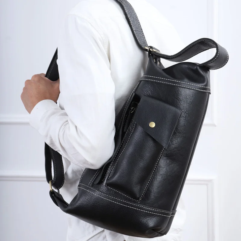 Top Men's Crossbody Shoulder Messenger Real Leather Trend Work Motorcycle Bag For Men Fashion Wine Bucket Luxury Designer Bags
Top Men's Crossbody Shoulder Messenger Real Leather Trend Work Motorcycle Bag For Men Fashion Wine Bucket Luxury Designer Bags
