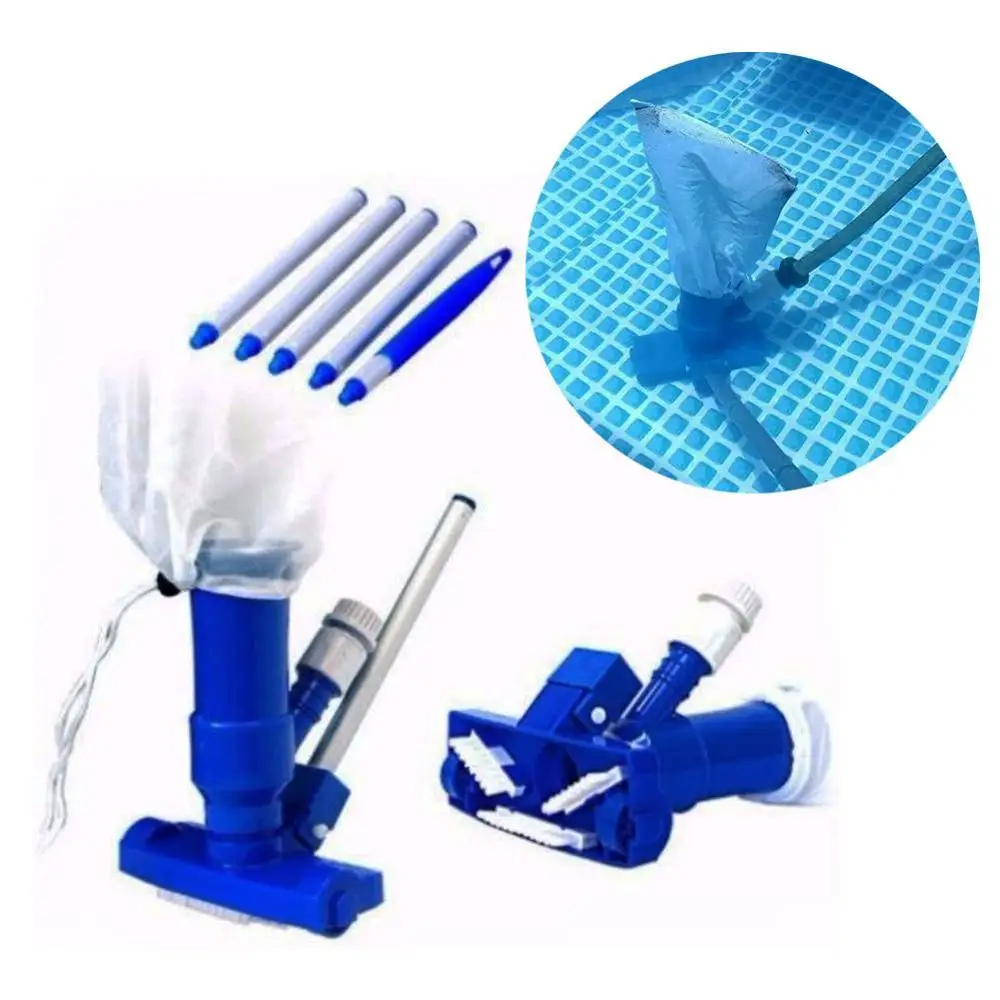 Swimming Pool Spa Pond Mini Jet Vac Vacuum Cleaner W/Brush Bag And 4' Pole Pool Cleaning Accessories Pool Vacuum Cleaner
Swimming Pool Spa Pond Mini Jet Vac Vacuum Cleaner W/Brush Bag And 4' Pole Pool Cleaning Accessories Pool Vacuum Cleaner