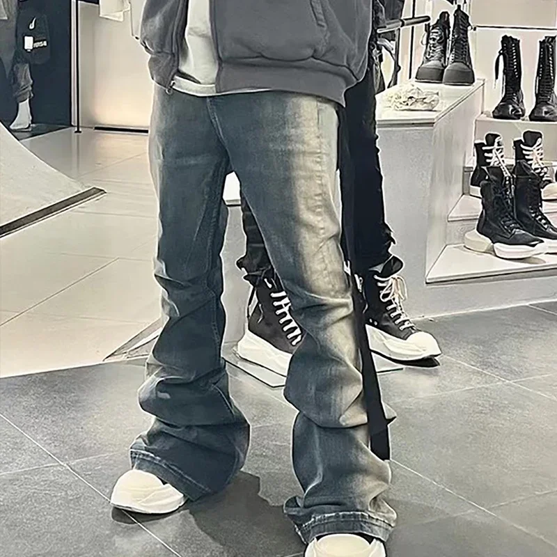 Streetwear Y2K Vintage Gothic Luxury Brand America Loose Jeans For Men Baggy Pants Fashion Distressed Denim Trouser bell-bottoms
Streetwear Y2K Vintage Gothic Luxury Brand America Loose Jeans For Men Baggy Pants Fashion Distressed Denim Trouser bell-bottoms
