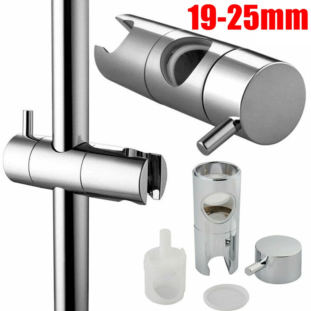 Handheld Shower Holder Shower Head Holder Riser Bathroom Rail Bracket Slider Adjustable 19-25mm Chrome Shower Mounting
Handheld Shower Holder Shower Head Holder Riser Bathroom Rail Bracket Slider Adjustable 19-25mm Chrome Shower Mounting