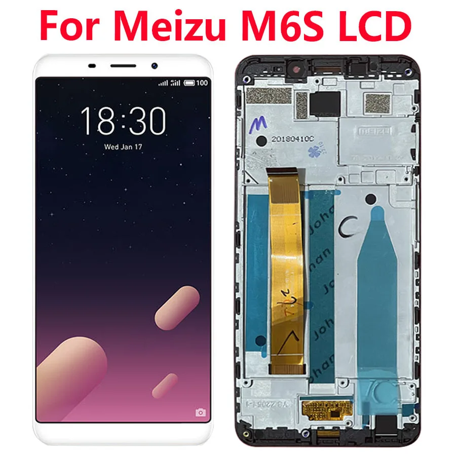 5.7" LCD For Meizu M6S Meilan S6 Mblu S6 M712H M712Q LCD Display touch Screen Digitizer Assembly Replacement Accessories
5.7" LCD For Meizu M6S Meilan S6 Mblu S6 M712H M712Q LCD Display touch Screen Digitizer Assembly Replacement Accessories