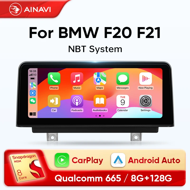 Ainavi Car Radio Wireless CarPlay Android Auto For BMW 1/2 Series F20 F21 F22 F23 LHD RHD NBT System 4G Multimedia Player 2 Din
Ainavi Car Radio Wireless CarPlay Android Auto For BMW 1/2 Series F20 F21 F22 F23 LHD RHD NBT System 4G Multimedia Player 2 Din