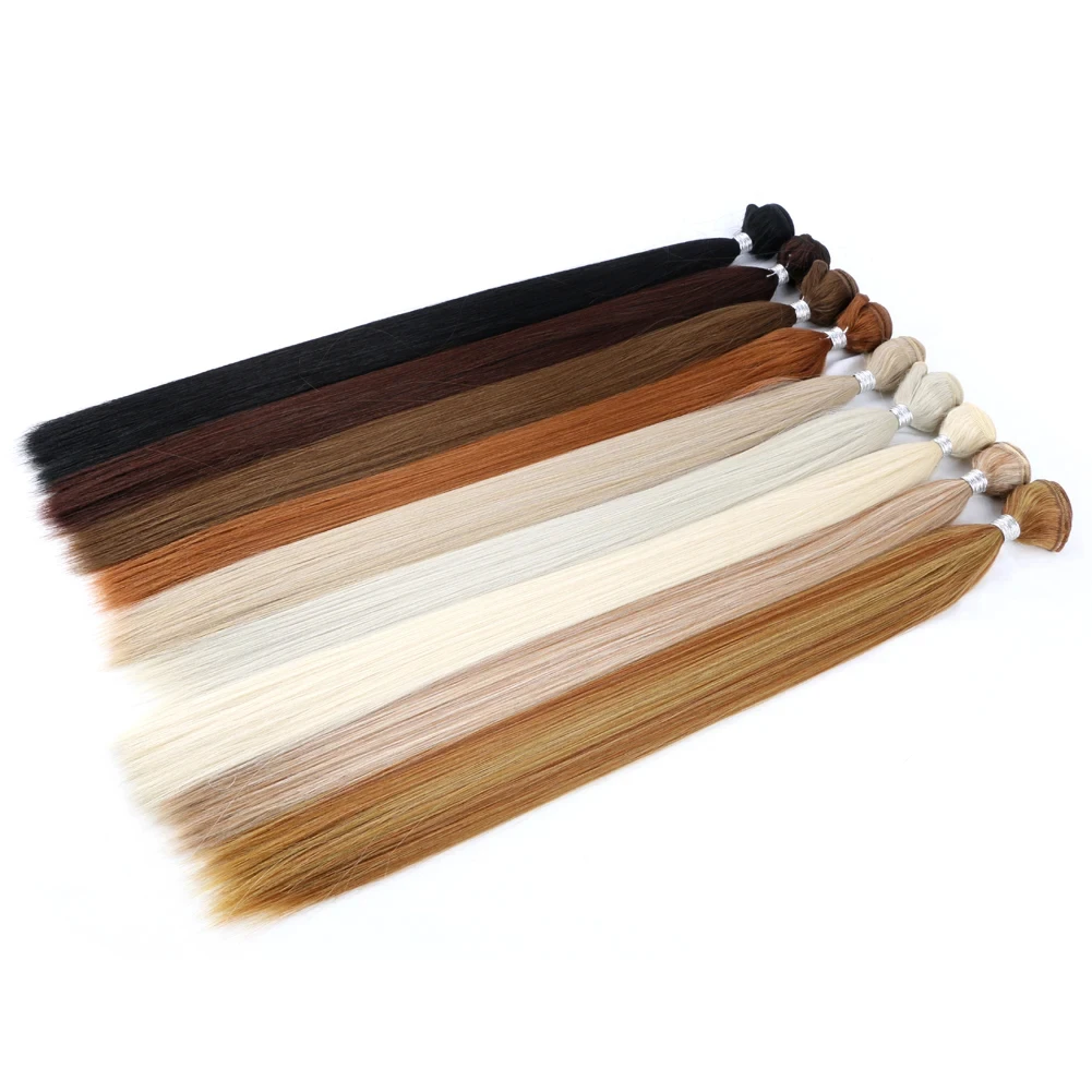 Straight Hair Bundles Salon Natural Hair Extensions Fake Fibers Super Long Synthetic Yaki Straight Hair Weaving Full to End
Straight Hair Bundles Salon Natural Hair Extensions Fake Fibers Super Long Synthetic Yaki Straight Hair Weaving Full to End