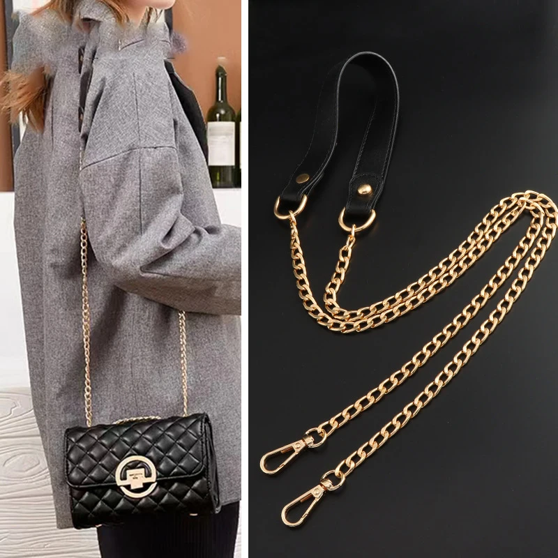 Handles Shoulder Straps DIY Accessories 125cm Metal PU Leather Straps For Handbag Purse Chain Belt Bag Replacement
Handles Shoulder Straps DIY Accessories 125cm Metal PU Leather Straps For Handbag Purse Chain Belt Bag Replacement