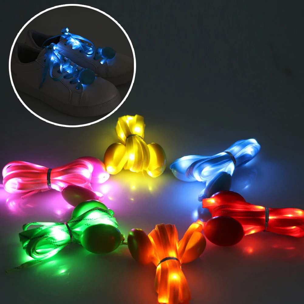 1Pair LED Sport Shoe Laces Luminous Shoelaces Glow Shoe Strings Round Flash Light Shoelaces
1Pair LED Sport Shoe Laces Luminous Shoelaces Glow Shoe Strings Round Flash Light Shoelaces