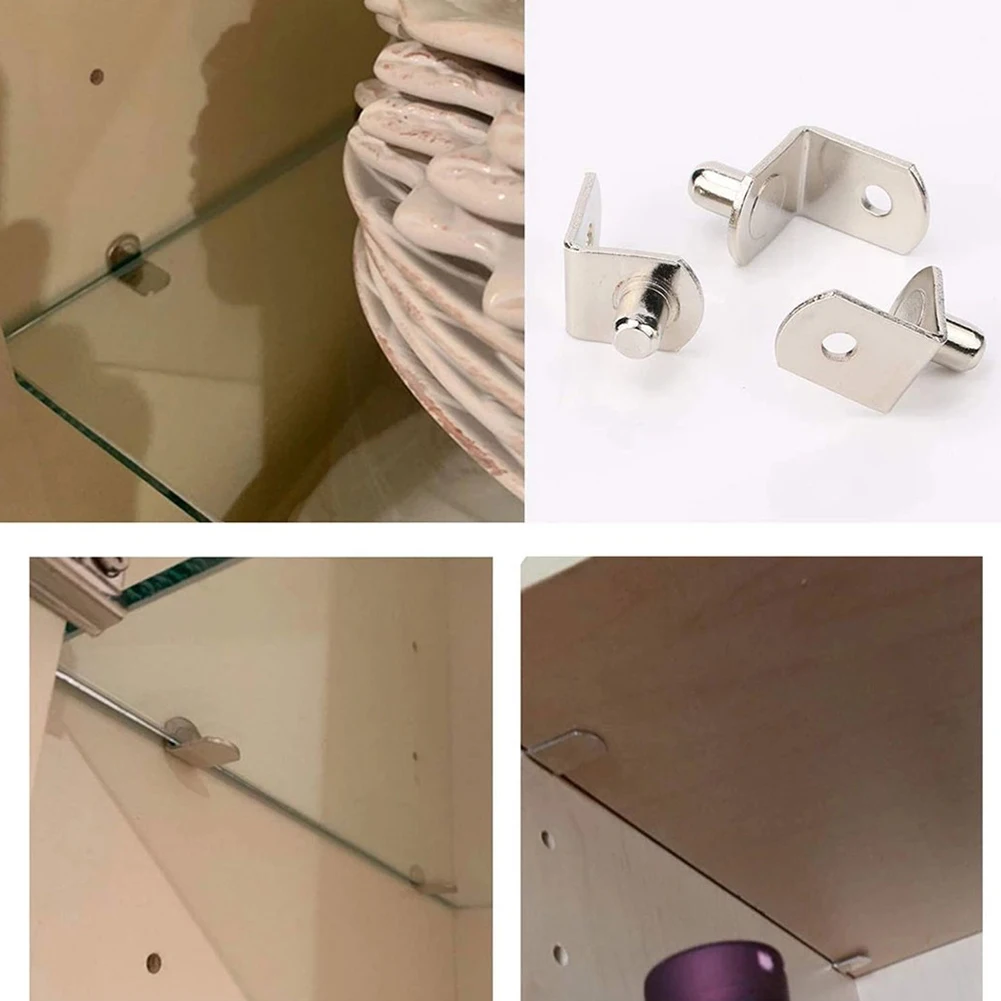 20Pcs Shelf Brackets Support Studs Pegs 6mm Metal Pin Shelves Seperator Fixed Cabinet Cupboard Glass Furniture Bracket Holder
20Pcs Shelf Brackets Support Studs Pegs 6mm Metal Pin Shelves Seperator Fixed Cabinet Cupboard Glass Furniture Bracket Holder