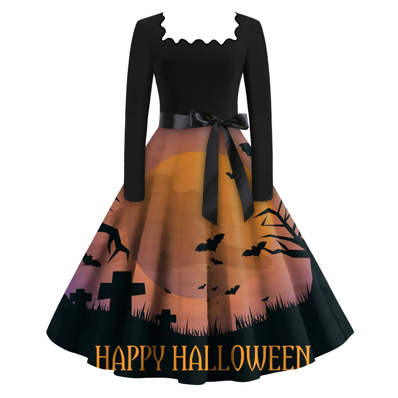 Женские платья, модное платье до пола, женские зимние платья 2023 с квадратным вырезом и длинными рукавами, платья для Хэллоуина для женщин, блузка 
Женские платья, модное платье до пола, женские зимние платья 2023 с квадратным вырезом и длинными рукавами, платья для Хэллоуина для женщин, блузка