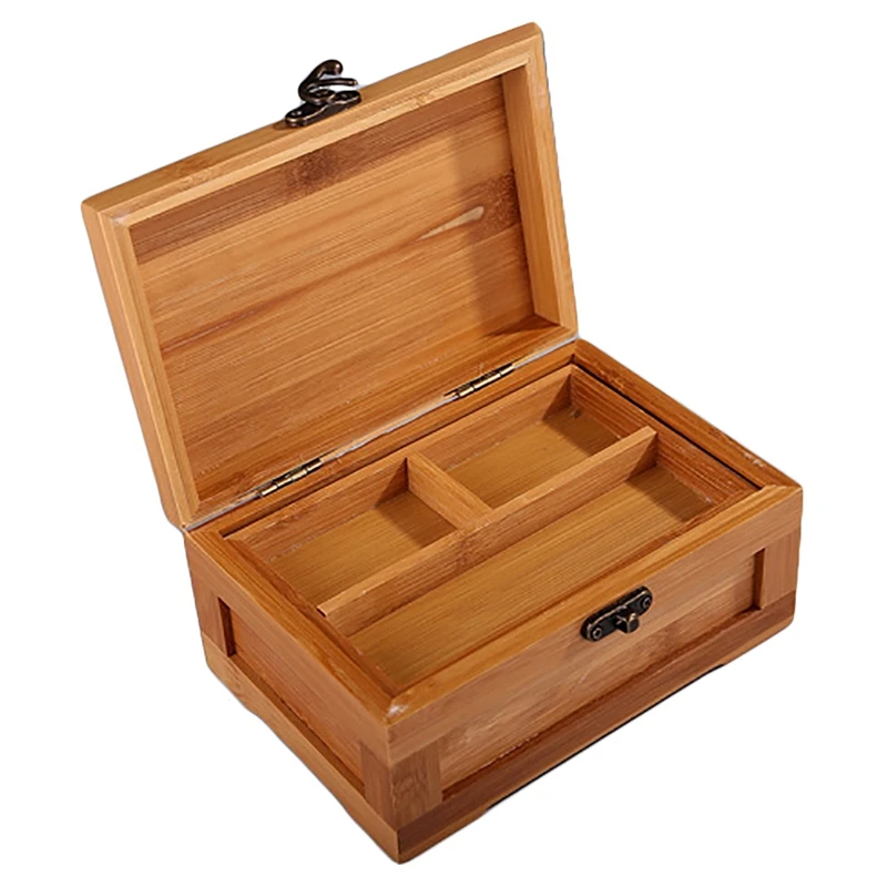 

Бамбуковая поделка принцесса корейский Искусственный деревянный ящик для хранения ювелирных изделий Коллекционная коробка подарочная коробка