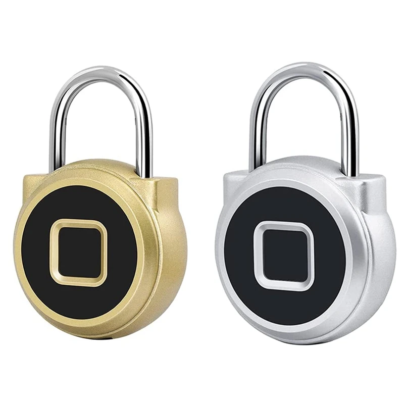 

Fingerprint Padlock, Locker Bluetooth, Mobile APP, Smart Padlock With Keyless Biometric, Water Resistant,Suitable