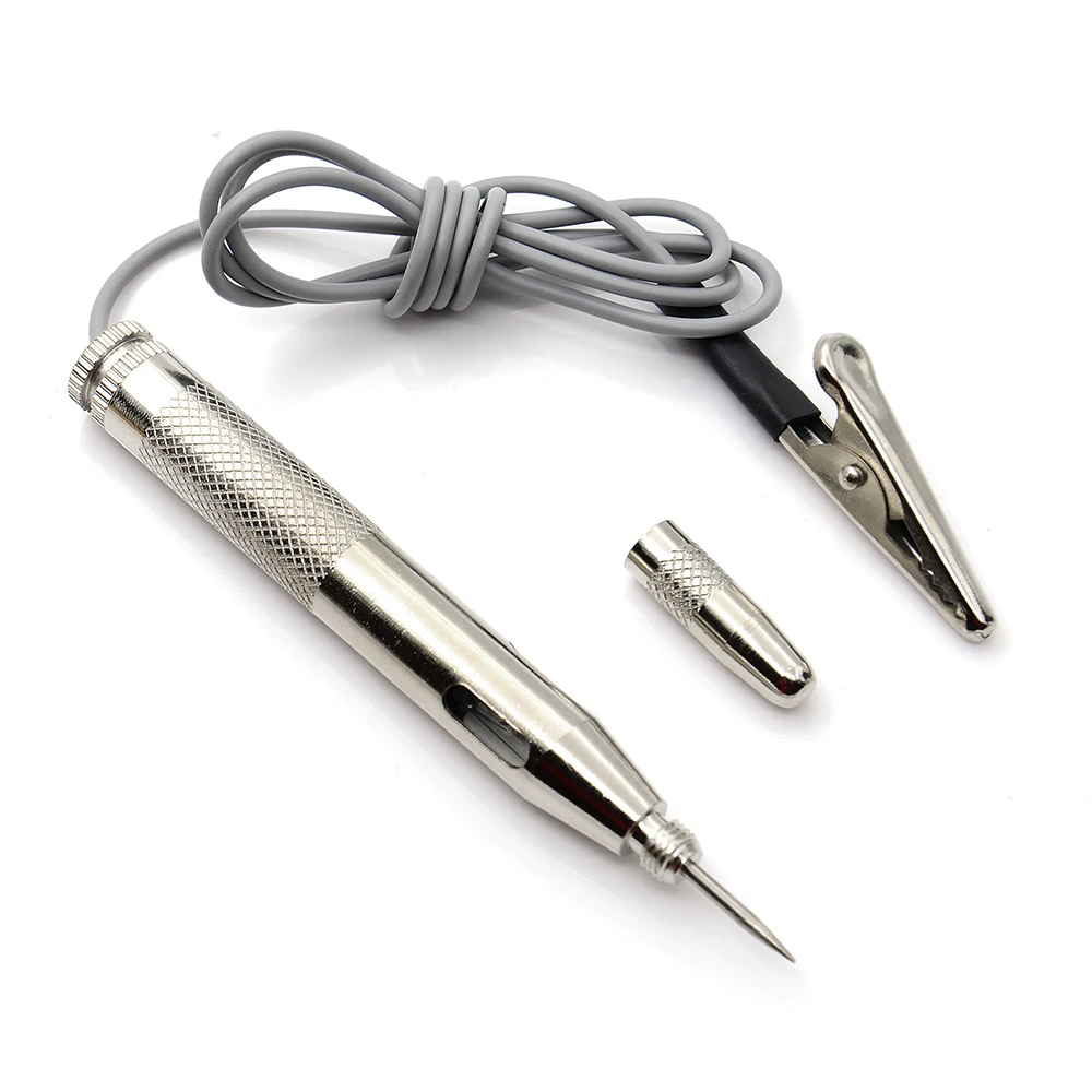 New DC 6V 12V 24V Probe Light System Test Probe Lamp Auto Car Light Circuit Tester Lamp Voltage Test Pen Detector Copper 2023
New DC 6V 12V 24V Probe Light System Test Probe Lamp Auto Car Light Circuit Tester Lamp Voltage Test Pen Detector Copper 2023