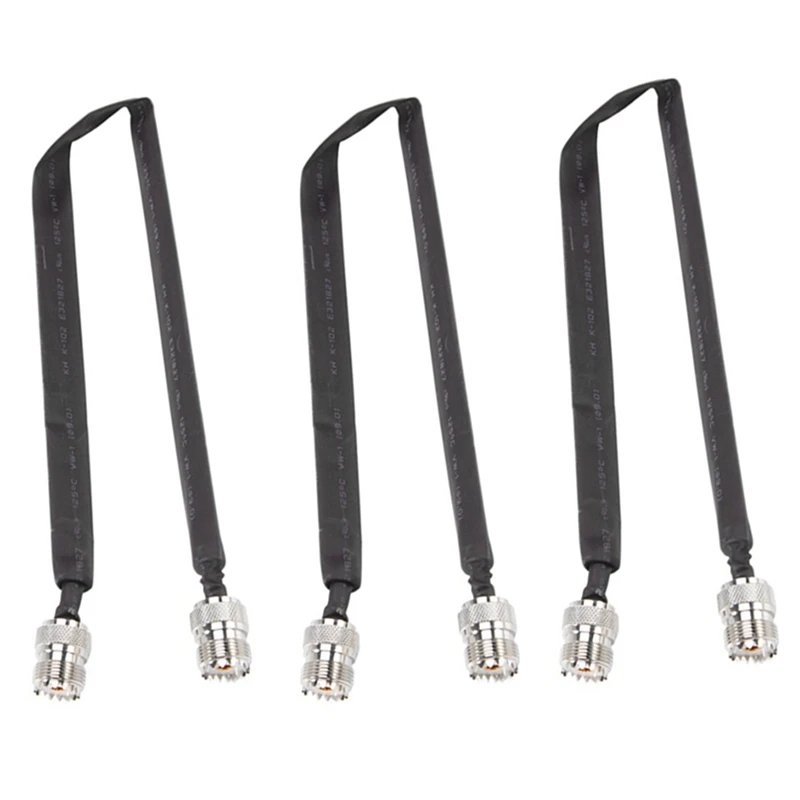 3X Door/Window Pass Through Flat RF Coaxial Cable SO239 UHF Female To UHF Female 50 Ohm RF Coax Pigtail Extension Cord
3X Door/Window Pass Through Flat RF Coaxial Cable SO239 UHF Female To UHF Female 50 Ohm RF Coax Pigtail Extension Cord