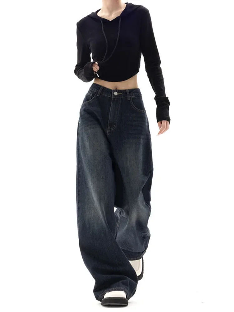 Wide Leg Jeans Women Korean Fashion Harajuku Baggy Denim Trousers Oversized Streetwear Vintage Y2k Spring Casual Pants
Wide Leg Jeans Women Korean Fashion Harajuku Baggy Denim Trousers Oversized Streetwear Vintage Y2k Spring Casual Pants