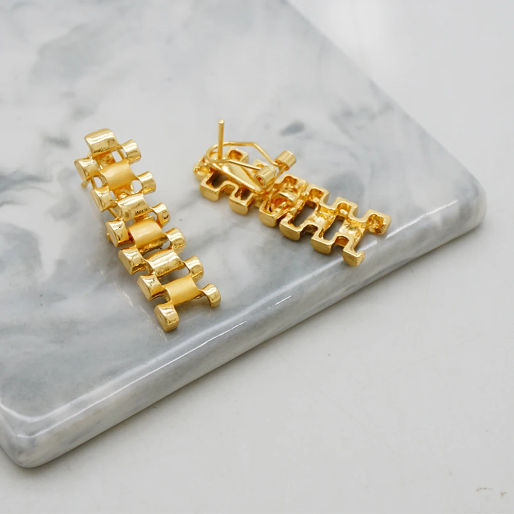 Gold Color Jewelry Sets With Simple Atmospheric Earrings Necklace Bracelet Ring Suitable For Wedding Gifts 4 Mallzona S38b2a478f94843b4b8d35c45b922718cH Gold Color Jewelry Sets With Simple Atmospheric Earrings Necklace Bracelet Ring Suitable For Wedding Gifts Mallzona