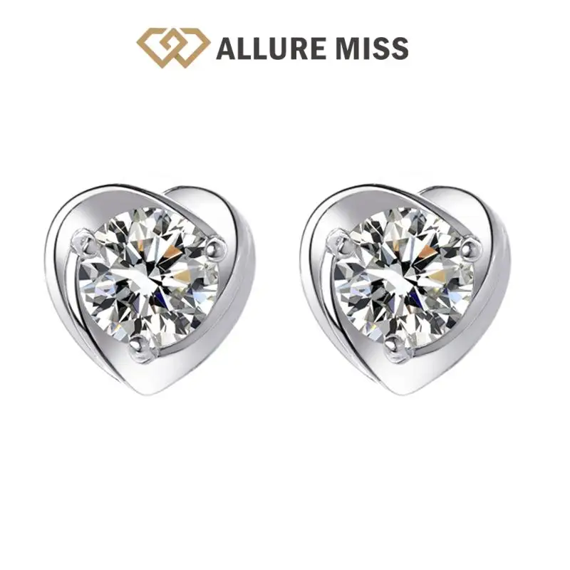 Love GRA Certified Moissanite 100% 925 Sterling Silver D color Earrings for Women Simplicity Sparkling White Gemstone Stud Carat
Love GRA Certified Moissanite 100% 925 Sterling Silver D color Earrings for Women Simplicity Sparkling White Gemstone Stud Carat