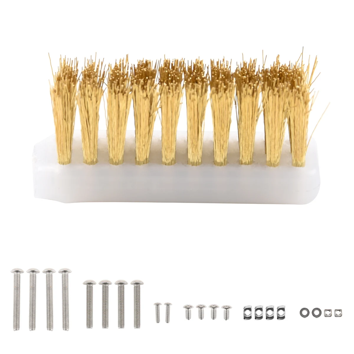 3D Printer Cleaner Tool Copper Wire Toothbrush Copper Brush for Nozzle Block Hotend Cleaning Hot Bed Cleaning Parts
3D Printer Cleaner Tool Copper Wire Toothbrush Copper Brush for Nozzle Block Hotend Cleaning Hot Bed Cleaning Parts