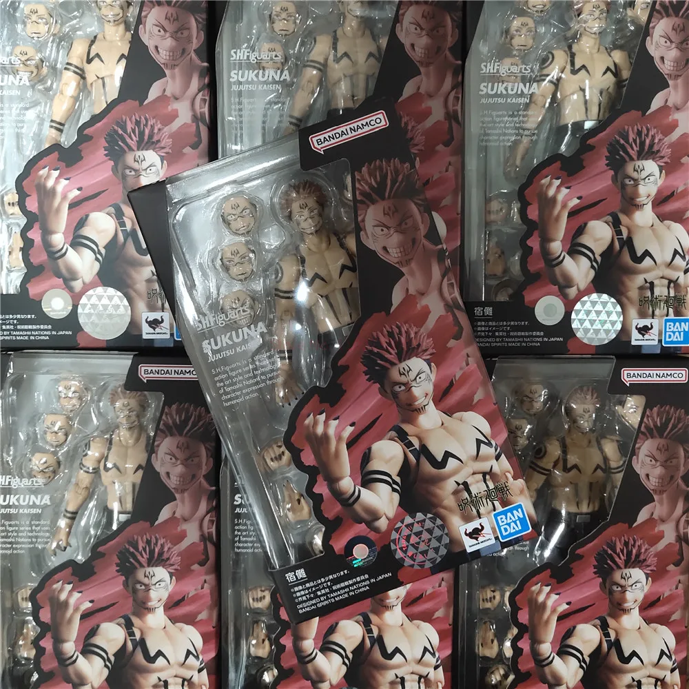 15cm Jujutsu Kaisen Action Figures Ryomen Sukuna Pvc Anime Shf Figure Original Bandai Pvc Collectible Model Toys In Stock
15cm Jujutsu Kaisen Action Figures Ryomen Sukuna Pvc Anime Shf Figure Original Bandai Pvc Collectible Model Toys In Stock