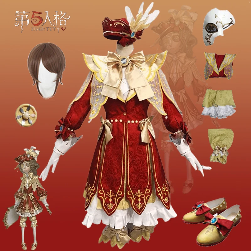 

Нарцисс костюмы для косплея, игра, личность, V Эдгар валден художник, полный комплект одежды, аниме одежда, костюм для Хэллоуина для унисекс костюмы