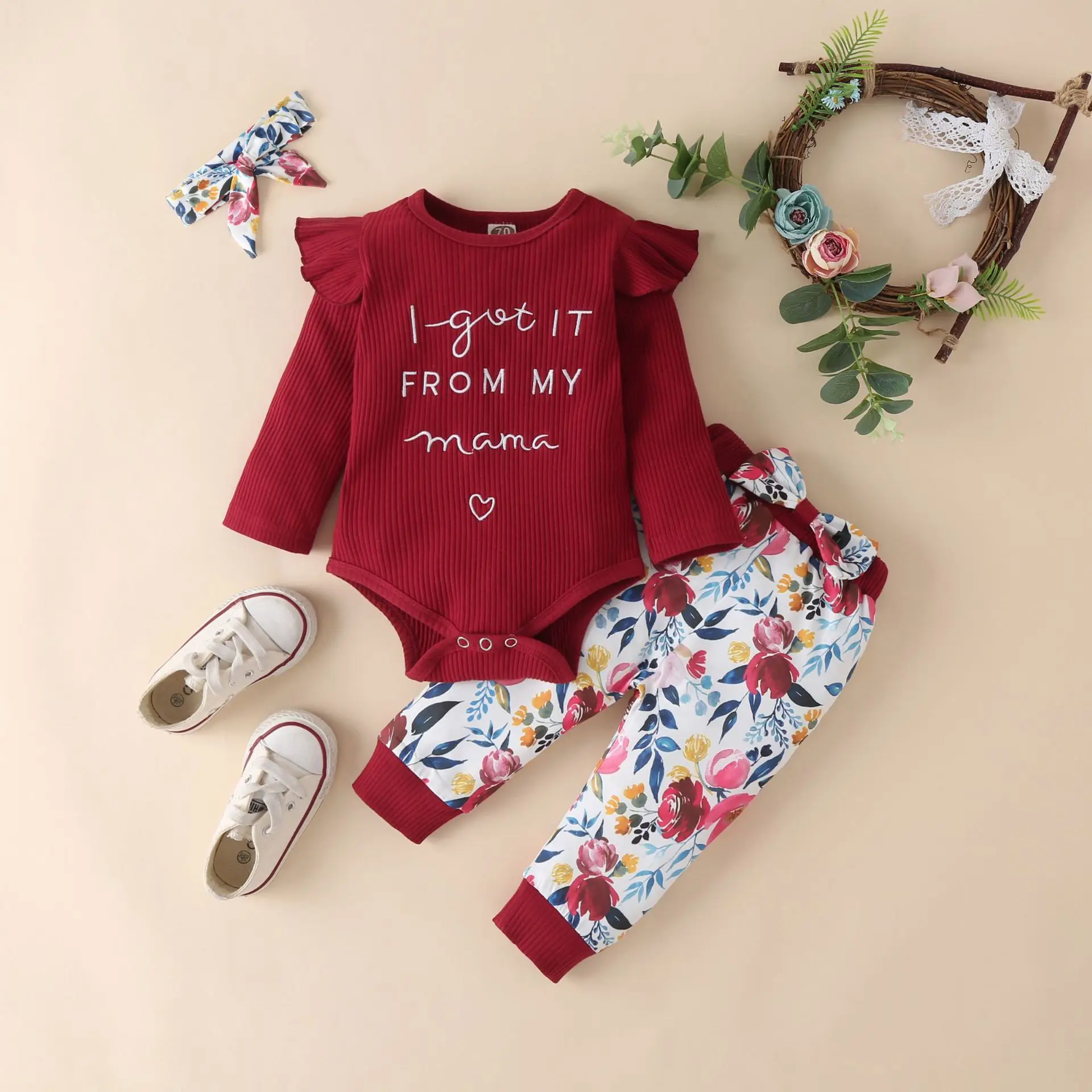 3Pcs Newborn Clothes Baby Girl Clothes Sets Infant Outfit Ruffles Rompers Top Bow Flower Pants New Born Toddler Clothing
3Pcs Newborn Clothes Baby Girl Clothes Sets Infant Outfit Ruffles Rompers Top Bow Flower Pants New Born Toddler Clothing