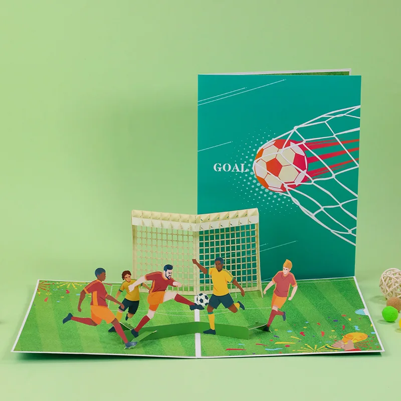 3D Pop Up It Football Match Thank You Cards With Envelope Brithday Gifts Card Blank Postcards Leave Best Wishes To Father Friend
3D Pop Up It Football Match Thank You Cards With Envelope Brithday Gifts Card Blank Postcards Leave Best Wishes To Father Friend