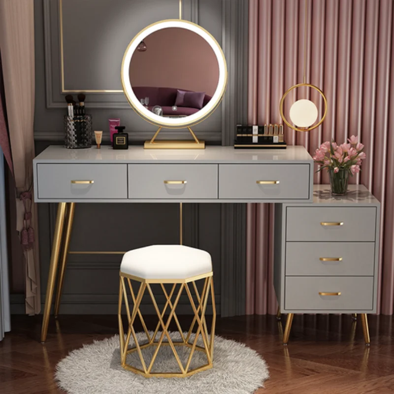 Cabinet Integrated Table Light Luxury Makeup Dressing Glass Bedroom Small Apartment Modern Minimalist Nordic Storage
Cabinet Integrated Table Light Luxury Makeup Dressing Glass Bedroom Small Apartment Modern Minimalist Nordic Storage