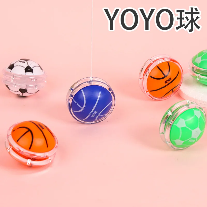 4.8*4.8cm Children Cartoon Football Basketball Patterns Yo-Yo Ball Develop Hand-eye Coordination and Intelligence Random Color
4.8*4.8cm Children Cartoon Football Basketball Patterns Yo-Yo Ball Develop Hand-eye Coordination and Intelligence Random Color