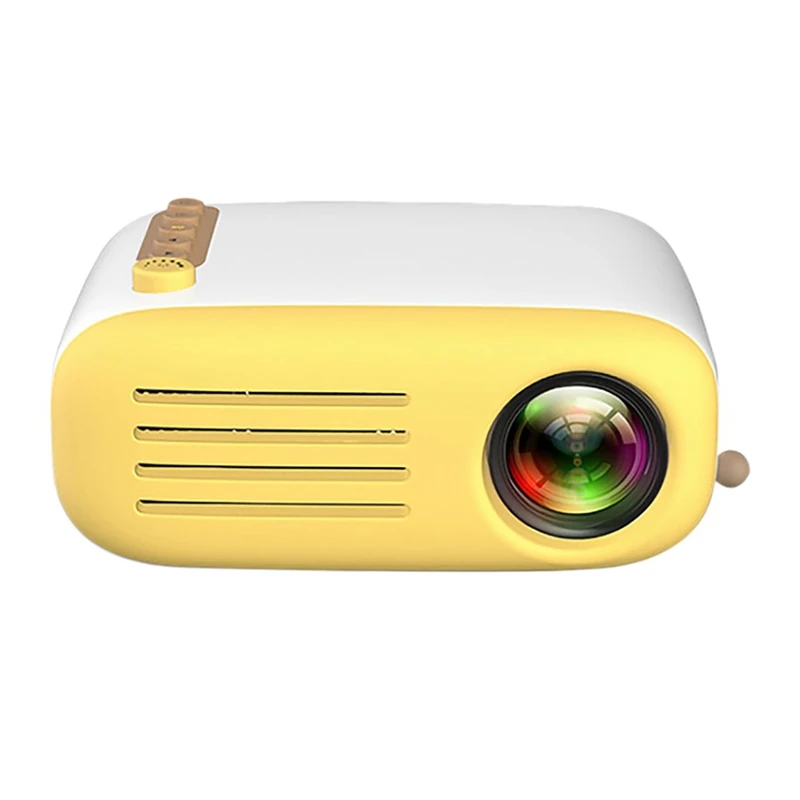 

Top Deals Mini Portable Projector FHD 1080P Color LED Cartoon Projection With Built-In Speakers For Home Audio Visual