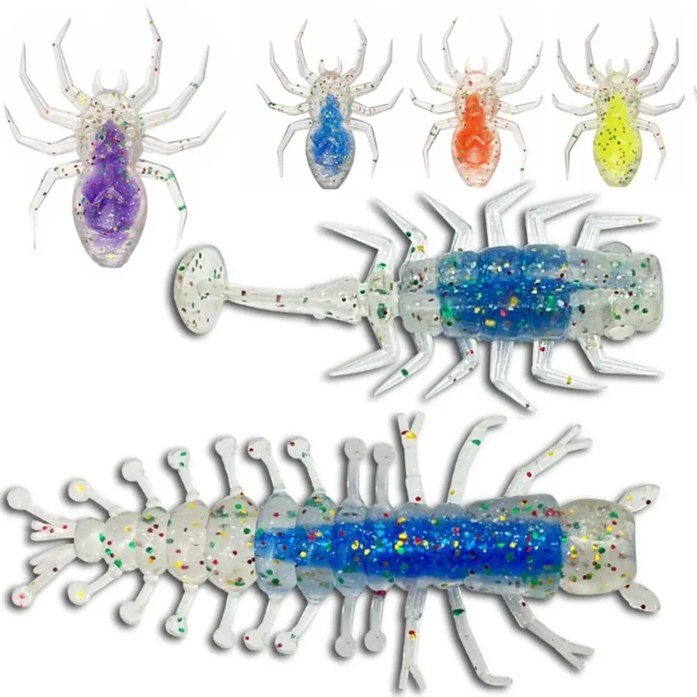 5Pcs Bionic Soft Spider Lure Fishing Lure Realistic Elastic Artificial Softbait Bite-Resistant Worm Worm Lure Outdoor Fishing
5Pcs Bionic Soft Spider Lure Fishing Lure Realistic Elastic Artificial Softbait Bite-Resistant Worm Worm Lure Outdoor Fishing