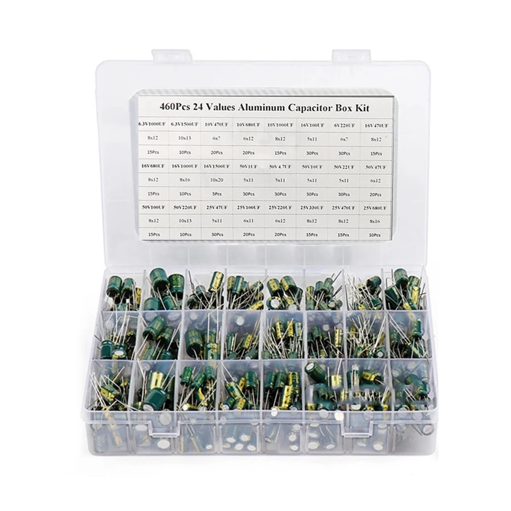 Capacitor AluminumElectrolysis -40+105℃ .3V-50V 190x130x30mm 460pcs Aluminum Copper Terminal Green Low Resistance
Capacitor AluminumElectrolysis -40+105℃ .3V-50V 190x130x30mm 460pcs Aluminum Copper Terminal Green Low Resistance