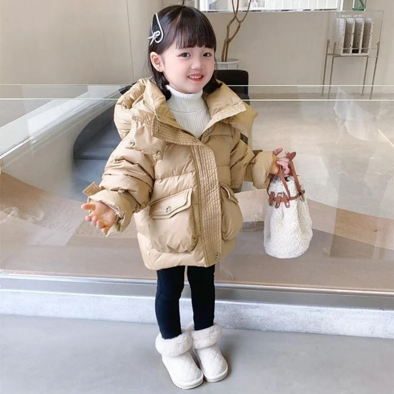 Girls Kids Down Coat Jacket Overcoat Cotton 2022 Solid Warm Plus Thicken Winter Sports Teenager Children's Clothing
Girls Kids Down Coat Jacket Overcoat Cotton 2022 Solid Warm Plus Thicken Winter Sports Teenager Children's Clothing