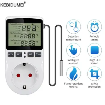 Digital Thermostat Temperature Controller Socket