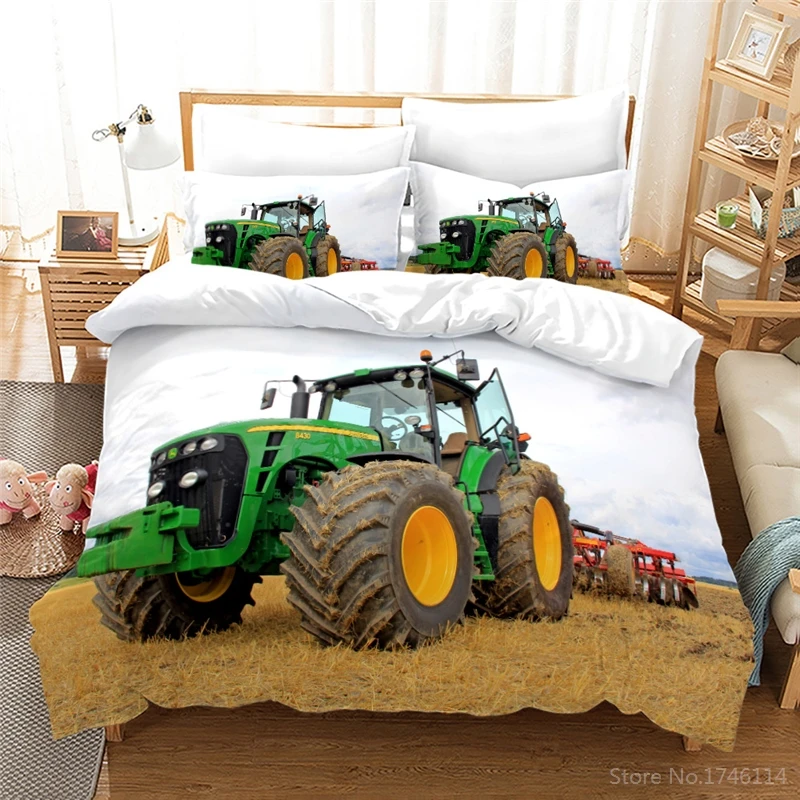 3D Printed Large Machine Tractor Bedding Set Duvet Cover with Pillowcase Set Home Textile Bedclothes Twin Full Queen King Size
3D Printed Large Machine Tractor Bedding Set Duvet Cover with Pillowcase Set Home Textile Bedclothes Twin Full Queen King Size