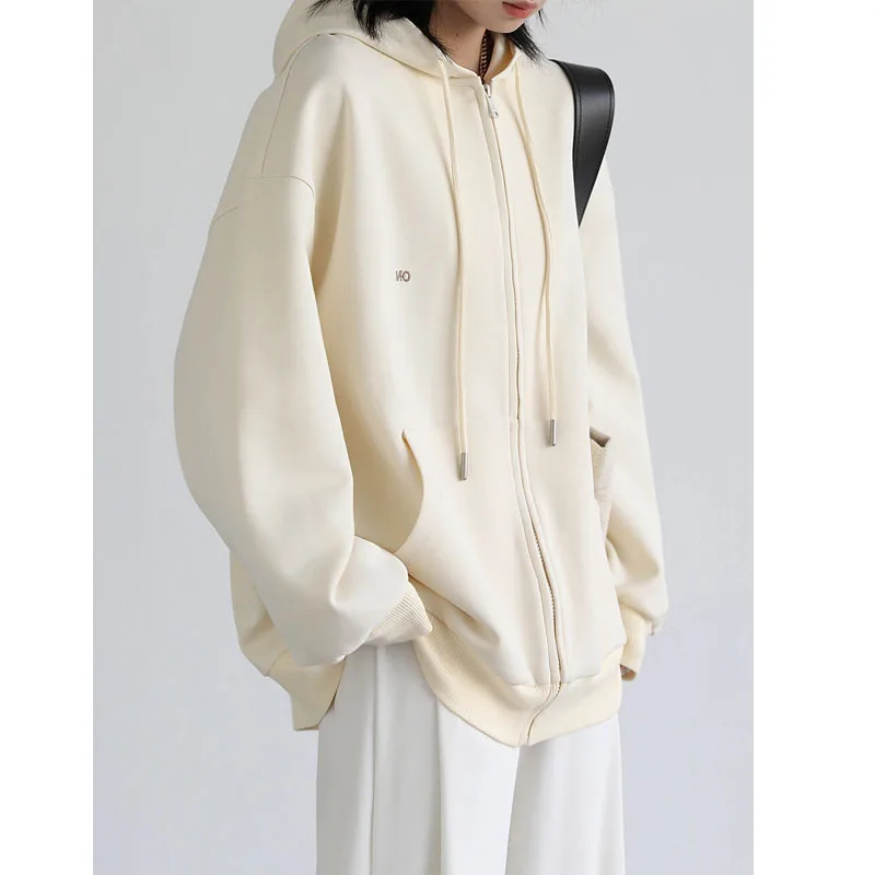 Autumn Zipper Loose Hooded Harajuku High Street Sweatshirt Y2k Clothes Streetwear Pullover Tops Korean Fashion Woman Jacket
Autumn Zipper Loose Hooded Harajuku High Street Sweatshirt Y2k Clothes Streetwear Pullover Tops Korean Fashion Woman Jacket