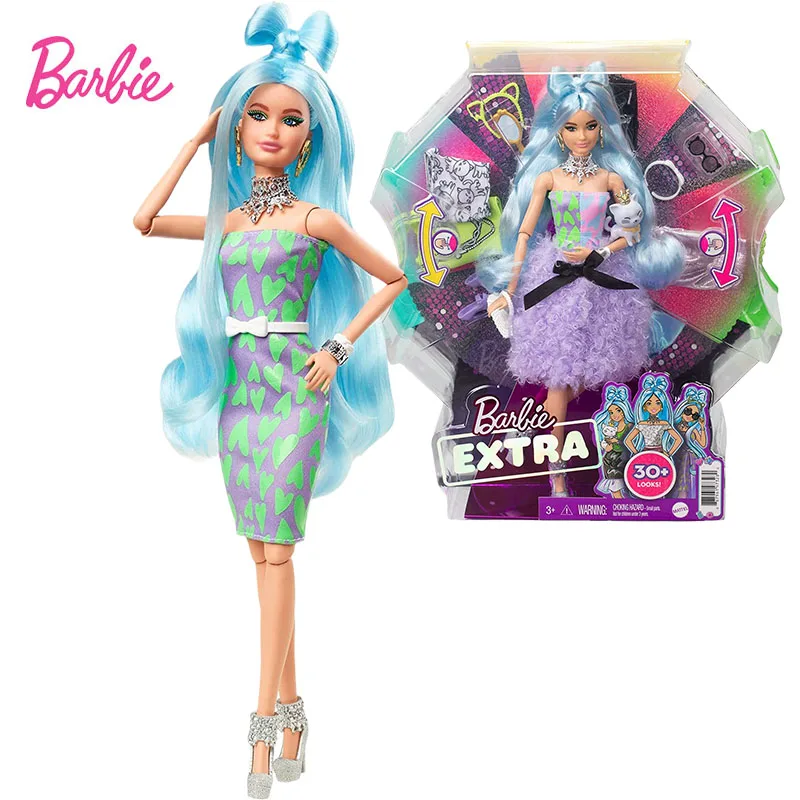 Original Barbie Extra Deluxe Surprise Accessories Set with Pet Flexible Joints Multiple Shapes Doll Girls Toys Christmas Gift
Original Barbie Extra Deluxe Surprise Accessories Set with Pet Flexible Joints Multiple Shapes Doll Girls Toys Christmas Gift