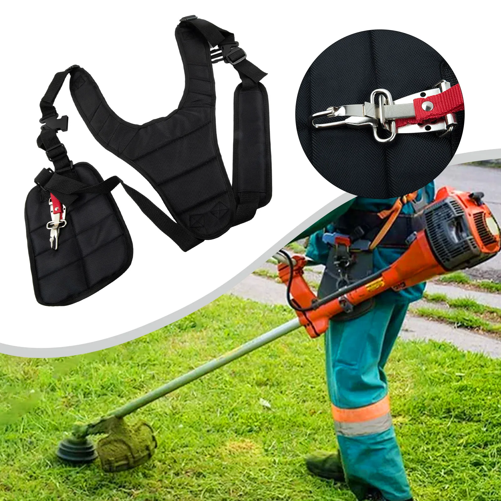 Double Trimmer Shoulder Strap For Trimmer Brushcutter Trimmer Harness Universal Garden Power Tool Replacement Accessories
Double Trimmer Shoulder Strap For Trimmer Brushcutter Trimmer Harness Universal Garden Power Tool Replacement Accessories