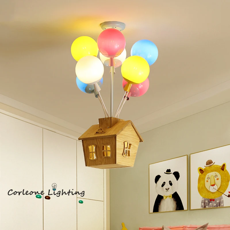 Cartoon Pendant Lights Balloon Flying House Hanging Lamp Children Room Bedroom Livin Groom Decor Lights Modern LED Pendant Light
Cartoon Pendant Lights Balloon Flying House Hanging Lamp Children Room Bedroom Livin Groom Decor Lights Modern LED Pendant Light
