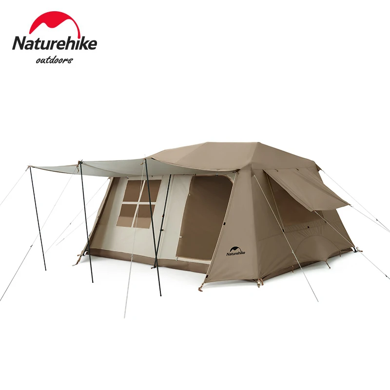 Naturehike Village13㎡ Automatic Tent Outdoor Camping Luxury Automatic Tent Waterproof Sunscreen Exquisite Two BedroomsOne Living
Naturehike Village13㎡ Automatic Tent Outdoor Camping Luxury Automatic Tent Waterproof Sunscreen Exquisite Two BedroomsOne Living