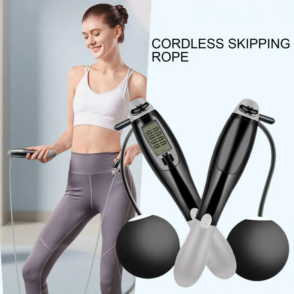Wireless Skip Rope 1 Pair Flexible Comfortable Grip Free Adjustable Smart Electronic Cordless Jump Rope for Adult Kids
Wireless Skip Rope 1 Pair Flexible Comfortable Grip Free Adjustable Smart Electronic Cordless Jump Rope for Adult Kids