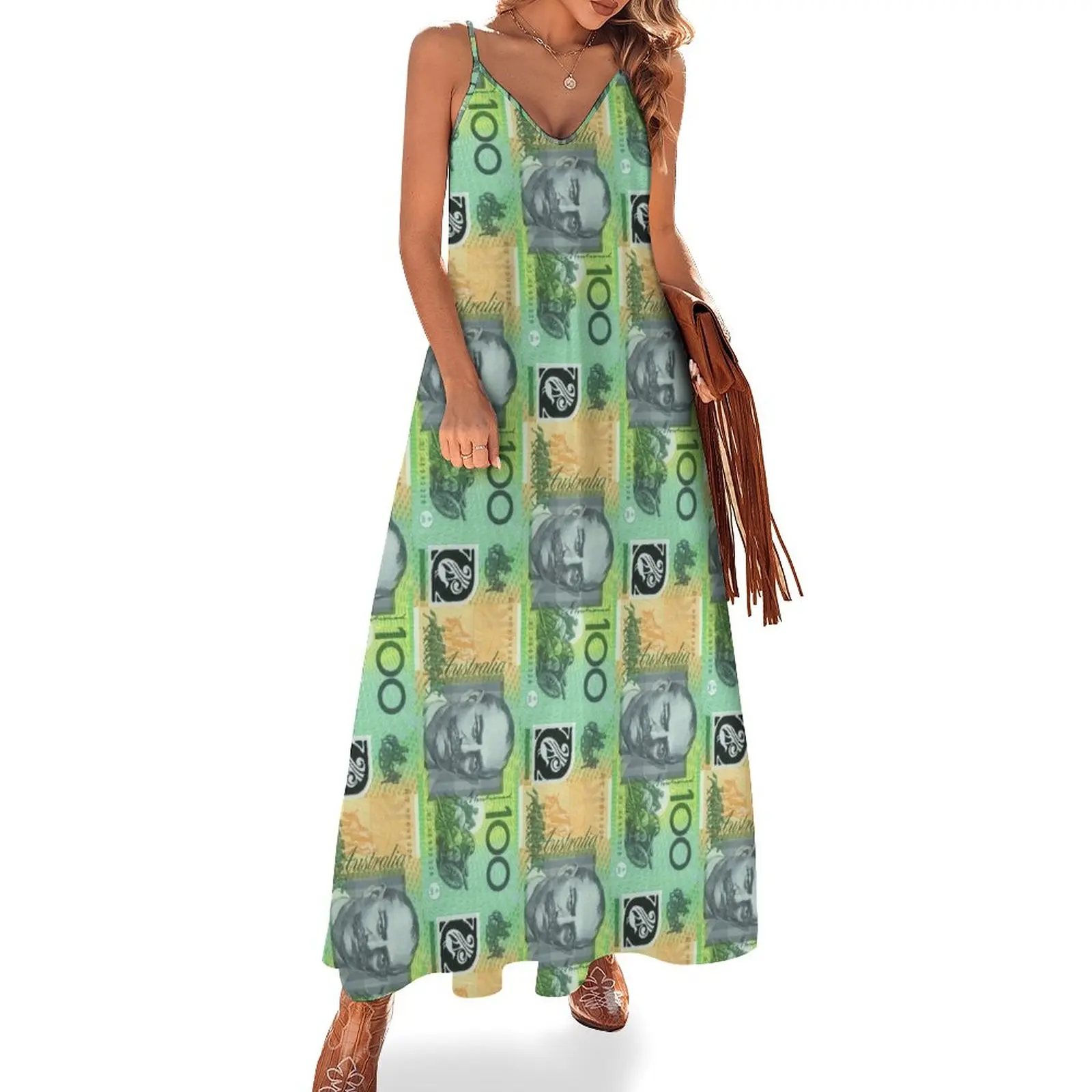 New Hundred Dollar Note Sleeveless Dress prom clothes Women dresses summer Dress vintage party dress women elegant luxury
New Hundred Dollar Note Sleeveless Dress prom clothes Women dresses summer Dress vintage party dress women elegant luxury